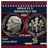 1979-s Ty 2 Proof Roosevelt Dime 10c pr70 dcam SEG