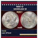 1901-o Morgan Dollar $1 Grades ms66