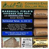 MARSHALL FIELDS RARE UNC BLUE Lvl 20 Coin Peace Ro