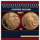 Frost Giant Nordic Creatures - 1oz .999 Fine Coppe