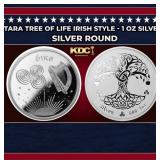Dodgers MLB Team - 1 oz Silver Round Round