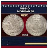 1885-o Morgan Dollar $1 Grades ms62