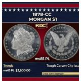 1878-cc Morgan Dollar $1 ms65 PL SEGS