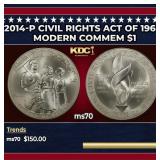 2014-P Civil Rights Act Of 1964 Modern Commem Doll