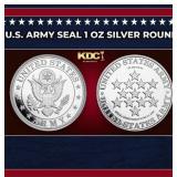 Litecoin Style - 1 oz Silver Round Round