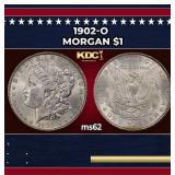 1902-o Morgan Dollar $1 Grades ms62