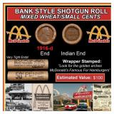 Lincoln Wheat Cent 1c Mixed Roll Orig Brandt McDon