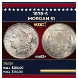 1878-s Morgan Dollar $1 Grades Select+ Unc