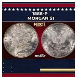 1888-p Morgan Dollar $1 Grades Select+ Unc
