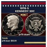 1978-s Proof Kennedy Half Dollar 50c pr70 dcam SEG