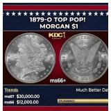 1879-o Morgan Dollar TOP POP! $1 ms66+ SEGS