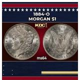 1884-o Morgan Dollar $1 Grades Choice Unc