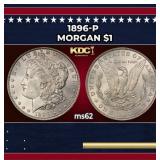 1896-p Morgan Dollar $1 Grades Select Unc