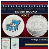 2024 Community Chest Monopoly 1oz .999 Silver Roun