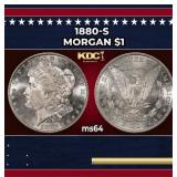 1880-s Morgan Dollar $1 Grades Choice Unc