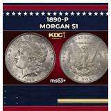 1890-p Morgan Dollar $1 Grades Select+ Unc