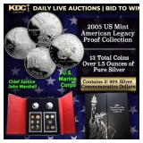 2005 U.S. Mint American Legacy Collection Set 13 C