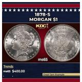 1878-s Morgan Dollar $1 Grades GEM Unc