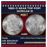 1880-o Morgan Dollar Near Top Pop! $1 ms65+ SEGS