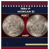 1884-p Morgan Dollar $1 Grades Select+ Unc