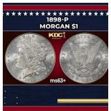 1898-p Morgan Dollar $1 Grades Select+ Unc