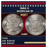 1880-s Morgan Dollar $1 ms66+ SEGS