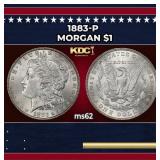 1883-p Morgan Dollar $1 Grades Select Unc