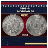 1888-p Morgan Dollar $1 Grades Select Unc