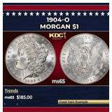 1904-o Morgan Dollar $1 Grades GEM Unc