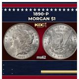 1890-p Morgan Dollar $1 Grades Select Unc