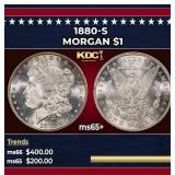 1880-s Morgan Dollar $1 Grades GEM+ Unc