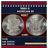 1880-s Morgan Dollar $1 Grades GEM+ Unc