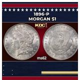 1896-p Morgan Dollar $1 Grades Select Unc