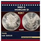 1880-s Morgan Dollar $1 Grades GEM Unc