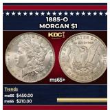 1885-o Morgan Dollar $1 Grades GEM+ Unc