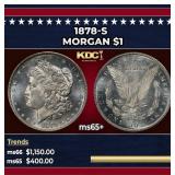 1878-s Morgan Dollar $1 Grades GEM+ Unc