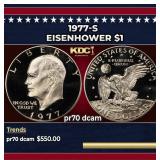 1977-s Proof Eisenhower Dollar $1 pr70 dcam SEGS