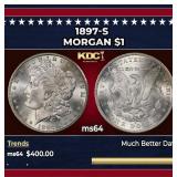 1897-s Morgan Dollar $1 Grades Choice Unc