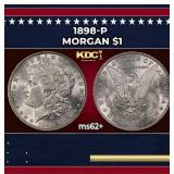1898-p Morgan Dollar $1 Grades Select Unc