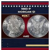 1883-p Morgan Dollar $1 Grades Select Unc