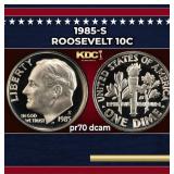 1985-s Proof Roosevelt Dime 10c pr70 dcam SEGS