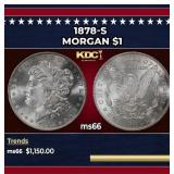 1878-s Morgan Dollar $1 ms66 SEGS