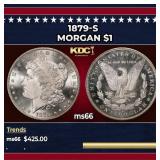 1879-s Morgan Dollar $1 Grades GEM+ Unc