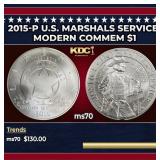 2015-P U.S. Marshals Service Modern Commem Dollar
