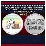Snoopy Easter Bunny Peanuts Colorized Style - 1 oz
