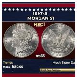 1897-s Morgan Dollar $1 Grades GEM Unc