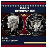 1970-s Proof Kennedy Half Dollar 50c pr69 dcam SEG