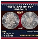 1899-s Morgan Dollar Near Top Pop $1 ms67 SEGS