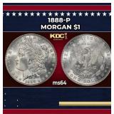 1888-p Morgan Dollar $1 Grades Choice Unc