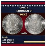 1879-s Morgan Dollar $1 Grades GEM+ Unc